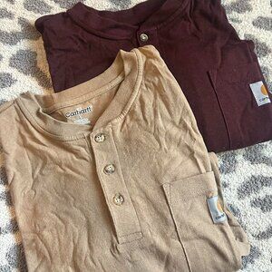 NWT 2 Mens Carhartt Long Sleeve Shirts Size Large